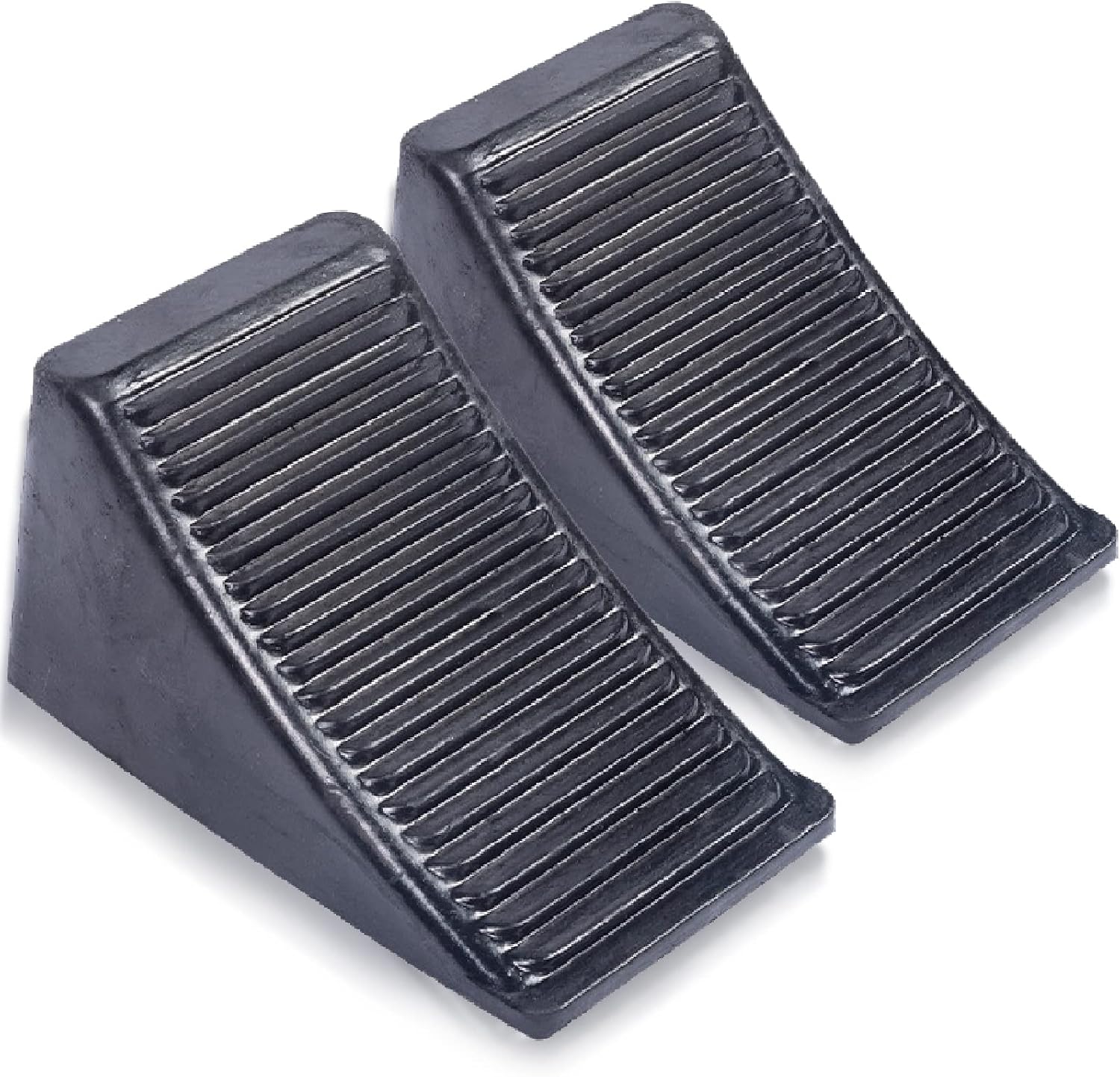 Tebery Heavy-Duty Rubber Wheel Chocks